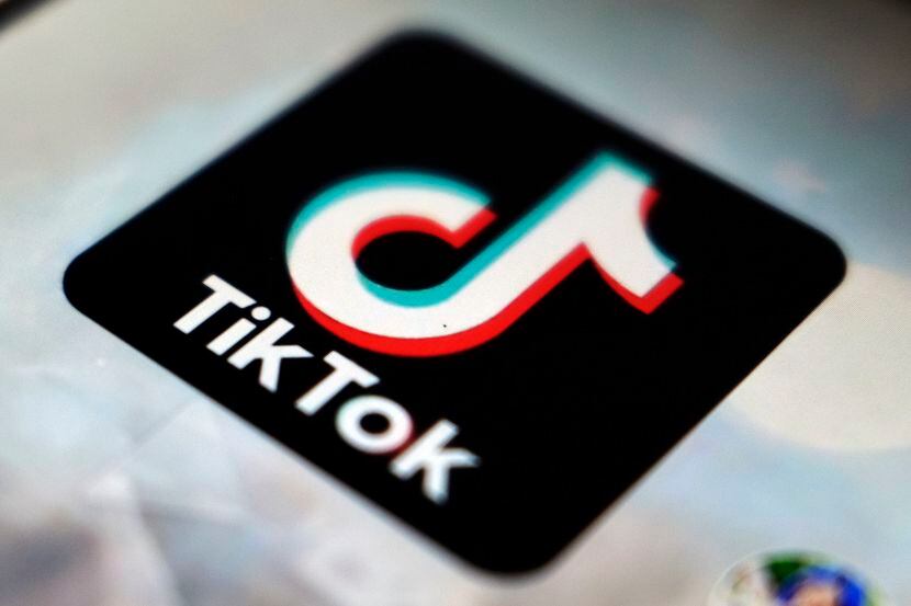 El logo de la app de TikTok, en esta foto tomada el 28 de septiembre de 2020 en Tokio.