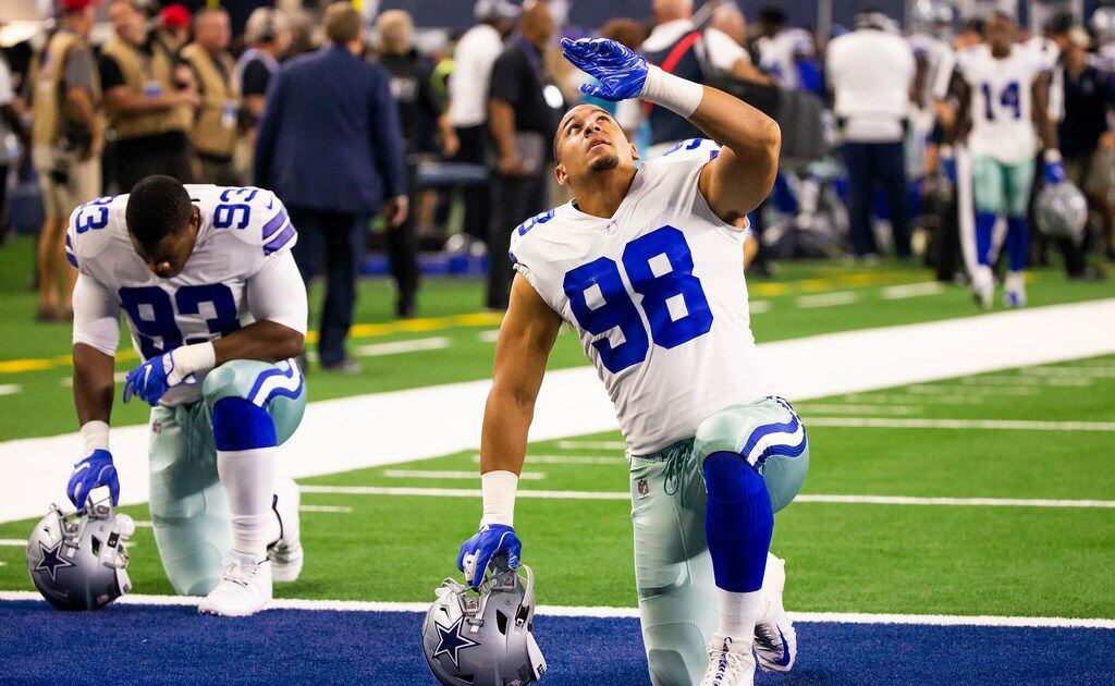 Tyrone Crawford On His Police Ride Along How Cowboys Players Are Going Beyond Anthem Protests To Raise Social Awareness