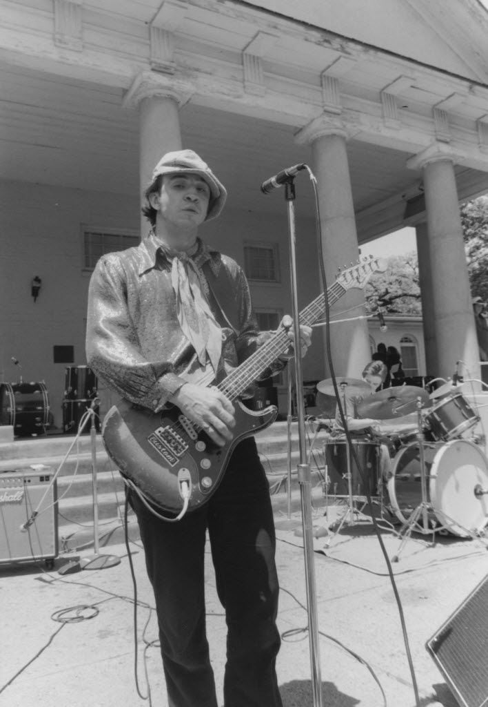 Stevie Ray Vaughan at Lee Park, 1980 (Photo by Kirby Warnock)