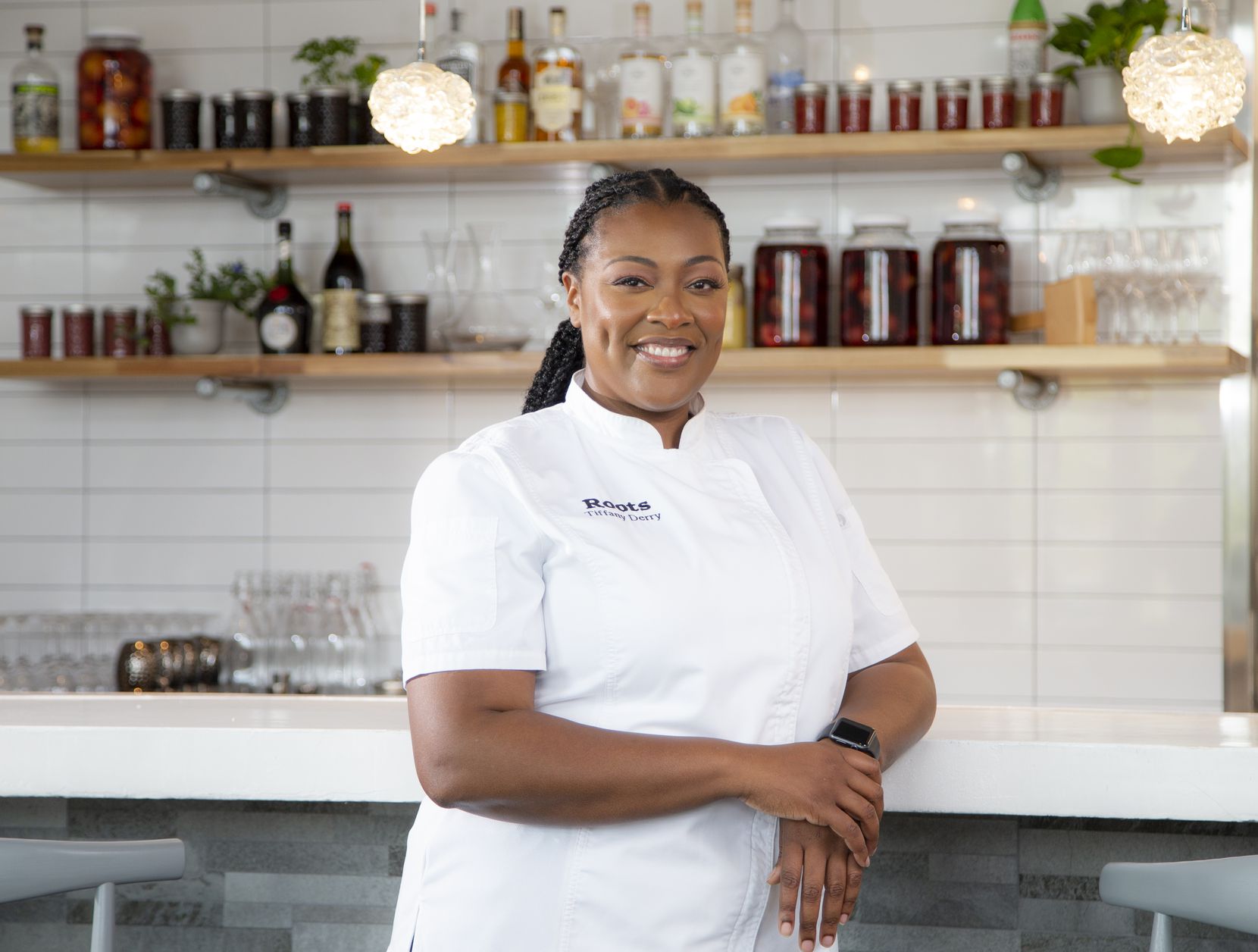 Tiffany Derry is co-owner and chef at Roots Southern Kitchen in Farmers Branch.