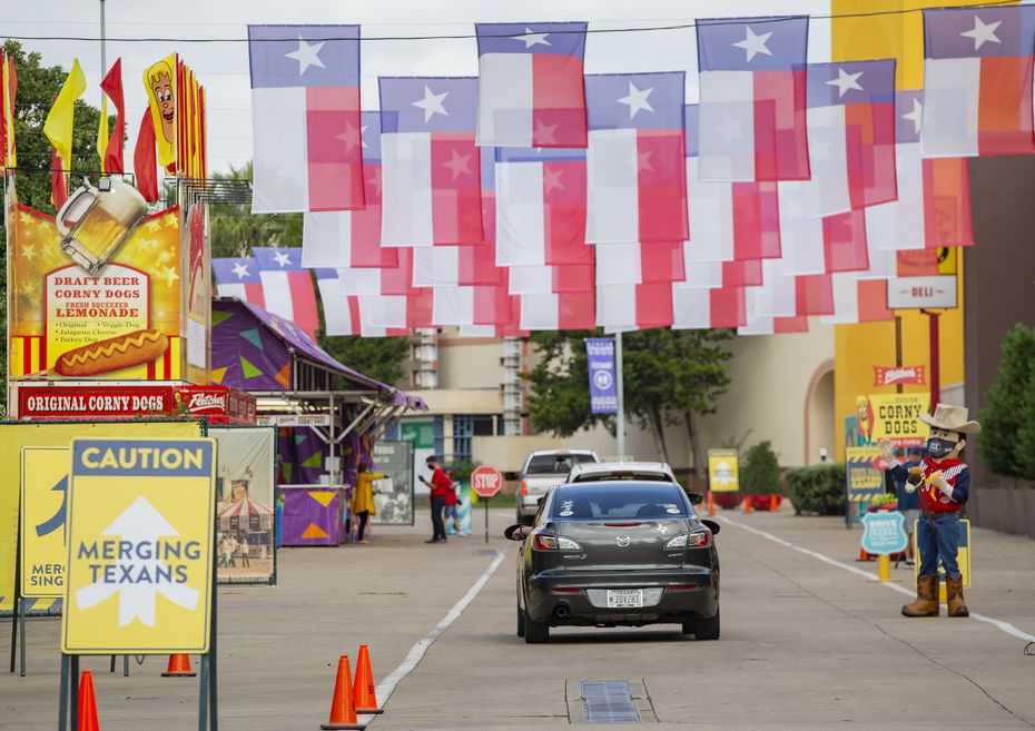 Once inside the Big Tex Fair Food Drive-Thru, attendees said the last 1.5 miles took an hour...
