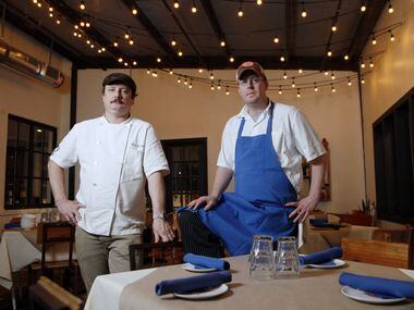 Chef-owner Tim Byres, left, and chef de cuisine Matt Balke
