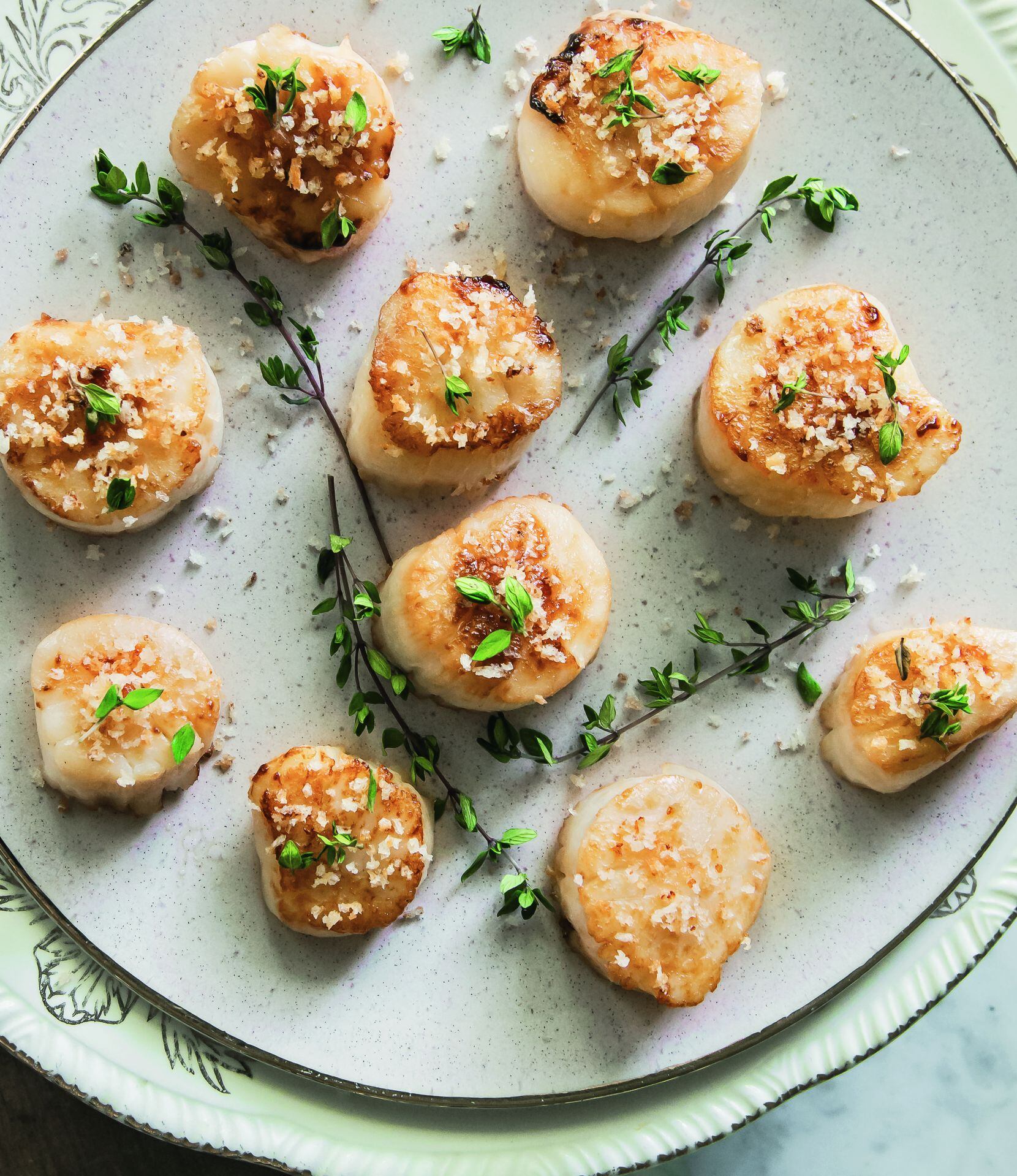 Duck Fat-Seared Scallops from The Ultimate 5-Ingredient Cookbook by Rebecca White