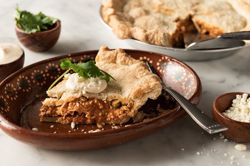 Chef Anastacia Quinones-Pittman's Chicken Mole Pot Pie. Over a dozen of Dallas’ most...