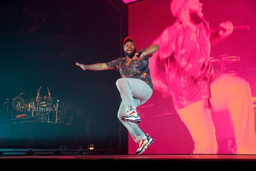 Khalid performs at American Airlines Center in Dallas, TX on Sunday July 14, 2019. (Lawrence...