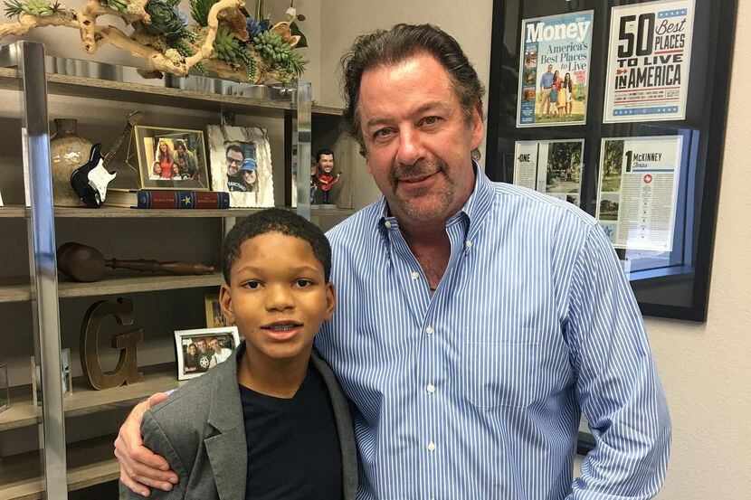 Fourteen-year-old Jaxson Turner and McKinney Mayor George Fuller formed a bond that led to...