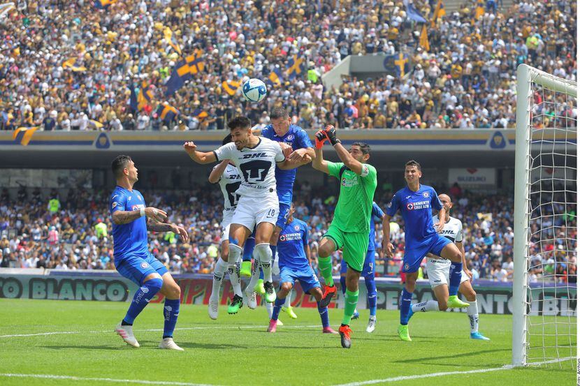 Pumas venció a  Cruz Azul y con ese resultado obtuvo su pase al repechaje de la Liga MX.