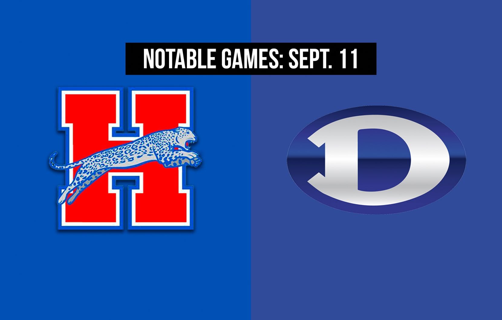 Notable games for the week of Sept. 11 of the 2020 season: Midlothian Heritage vs. Decatur.
