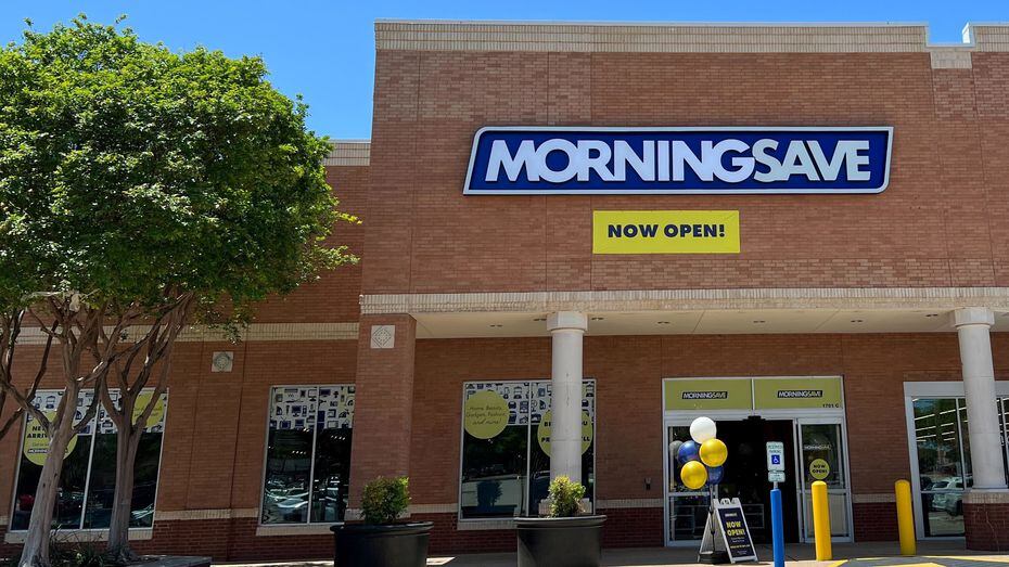 The MorningSave store is in the Preston Shepard Place shopping center on the southwest...