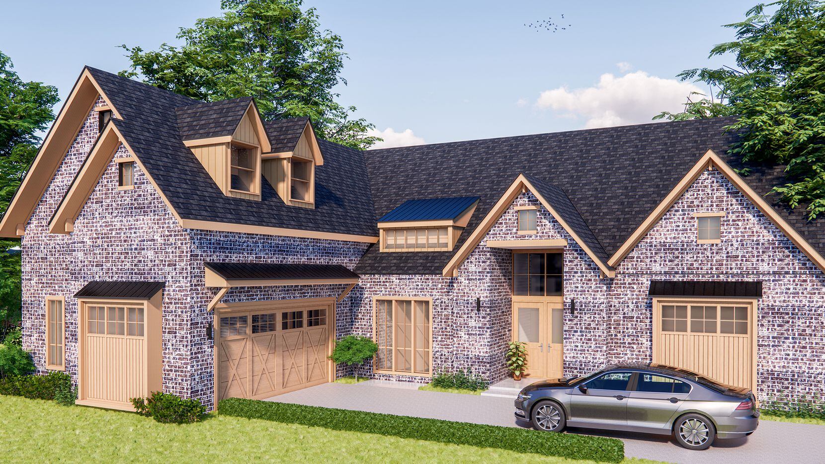 Winston Custom Homes is building this home at 1105 Wishing Well Court, on the 8th hole of...