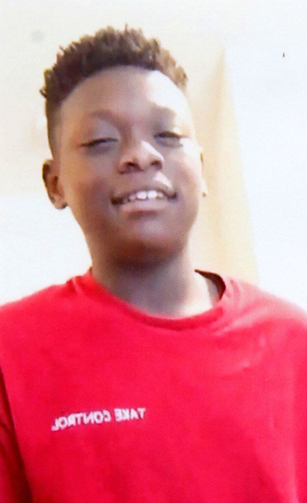 A photo of Malik Tyler taken at a vigil for the 13-year-old near the scene of the shooting in Dallas on Wednesday, June 5, 2019. Malik was killed as he walked home and was caught in a shootout.