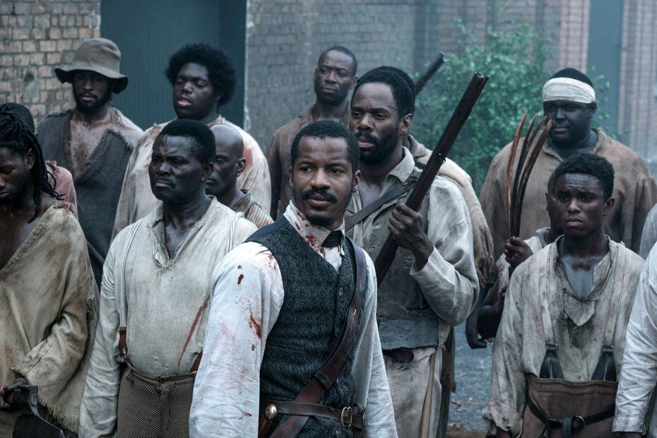 Nate Parker (center) plays Nat Turner  in a "The Birth of a Nation."