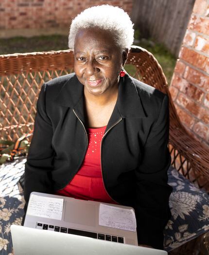 Annie Roberson, 75, has been taking computer classes at the Senior Source in Dallas.