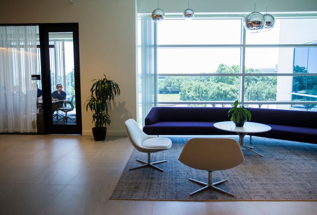A common space at Wipro Digital in Plano. Plano is the second hardest-working city in the...