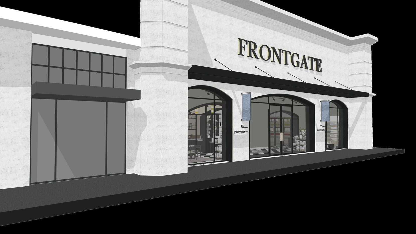 Rendering of the Frontgate store exterior coming in November to the northwest corner of the...