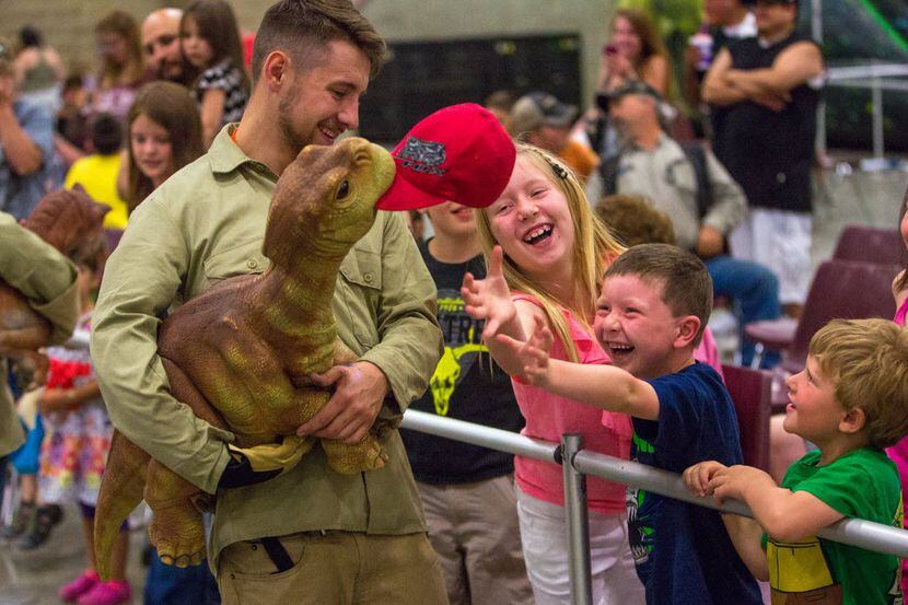 Jurassic Quest, which is coming to Fair Park, features dinosaurs big and small. 