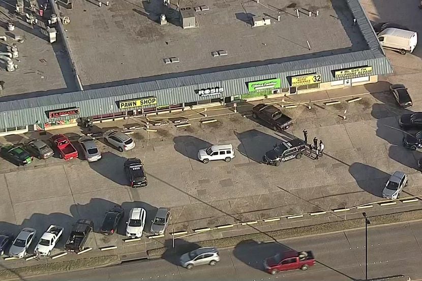 Garland police responded Thursday to a strip mall in the 1900 block of South First Street.