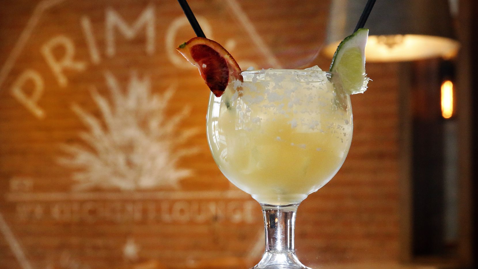 Your first question: What's the plan for margaritas at Primo's MX Kitchen & Lounge? Primo's...