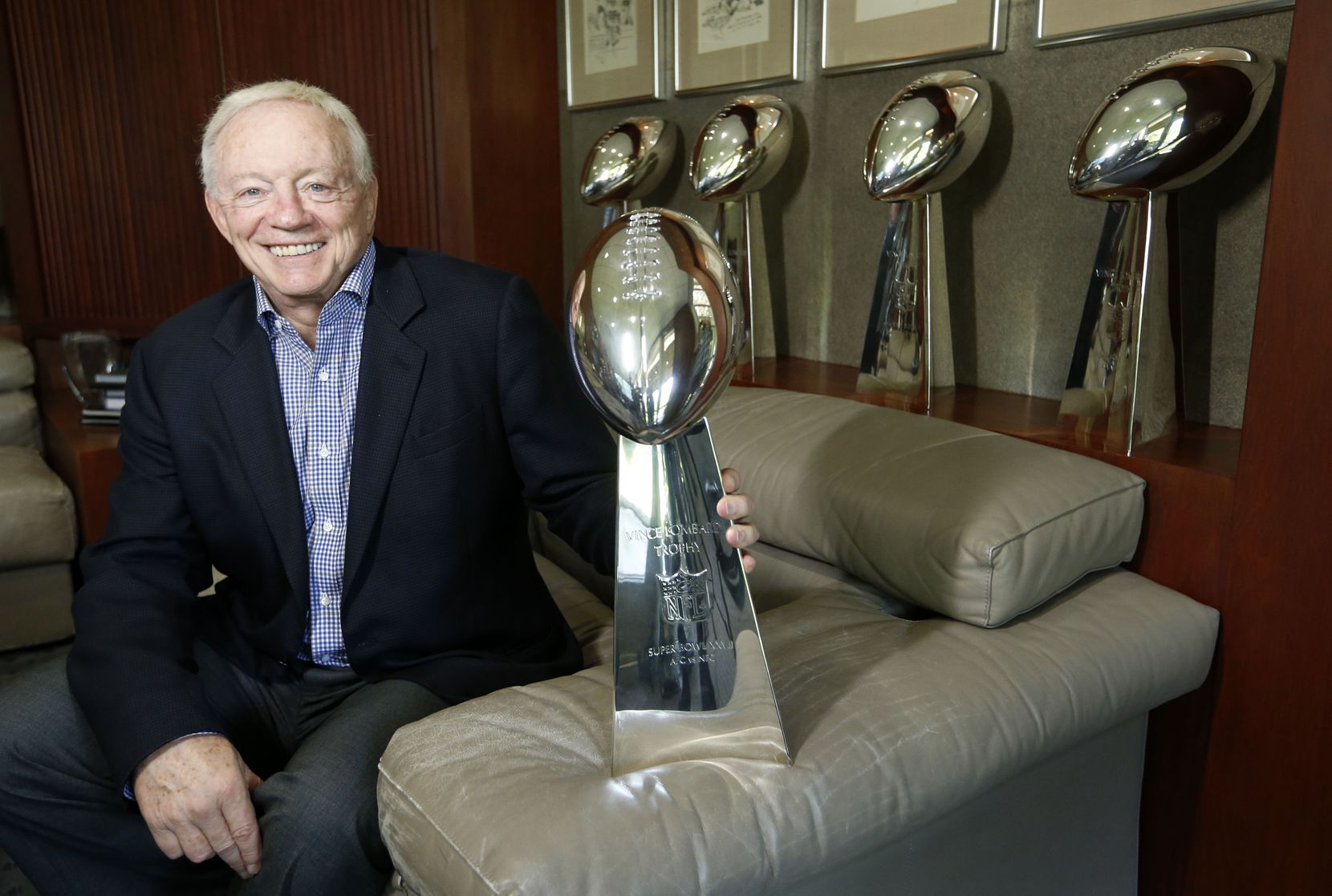 The Cowboys have won five Super Bowl titles, including three during Jerry Jones' ownership....