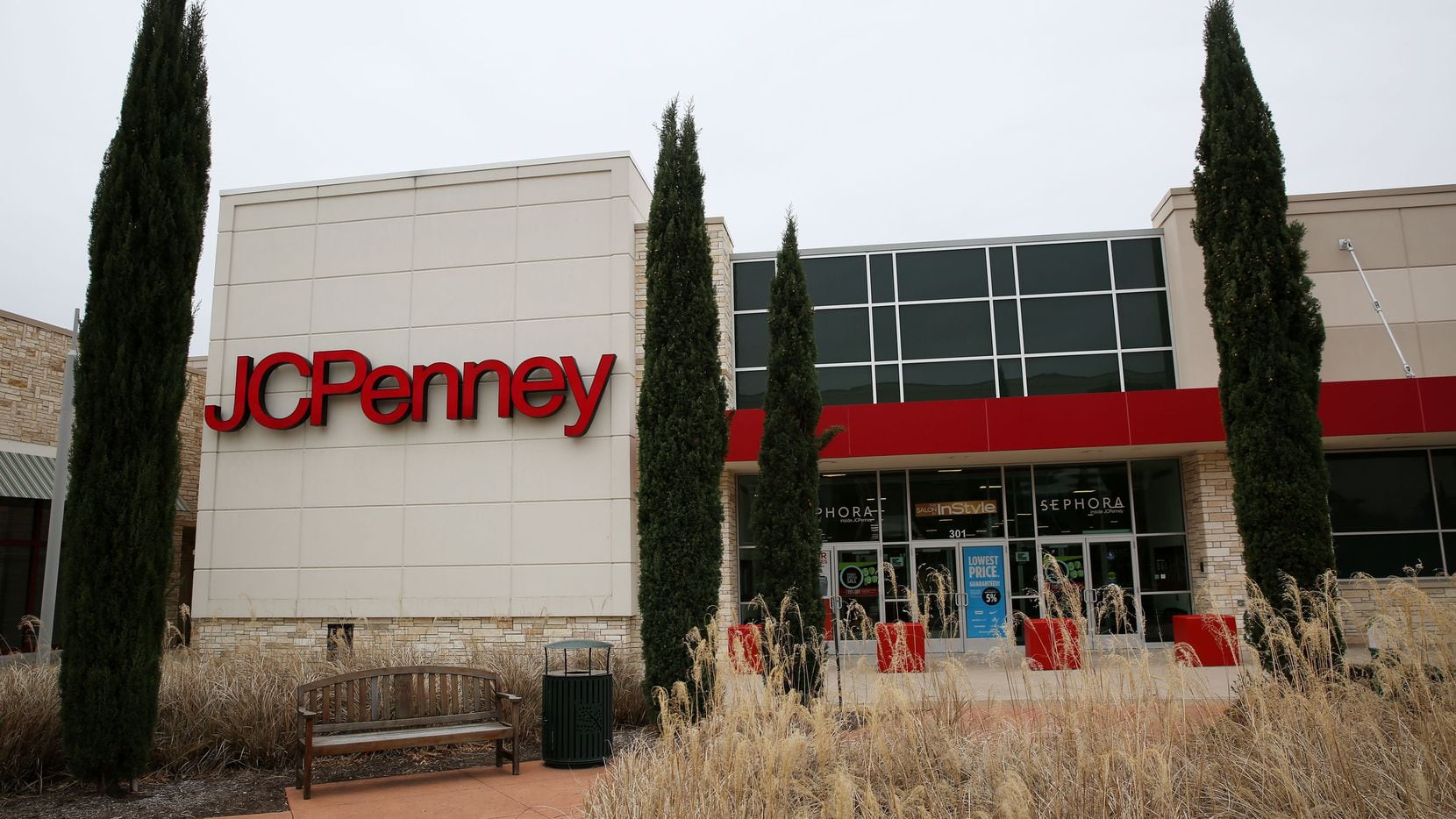 Outside the JCPenney department store at The Village at Fairview shopping center in Fairview.