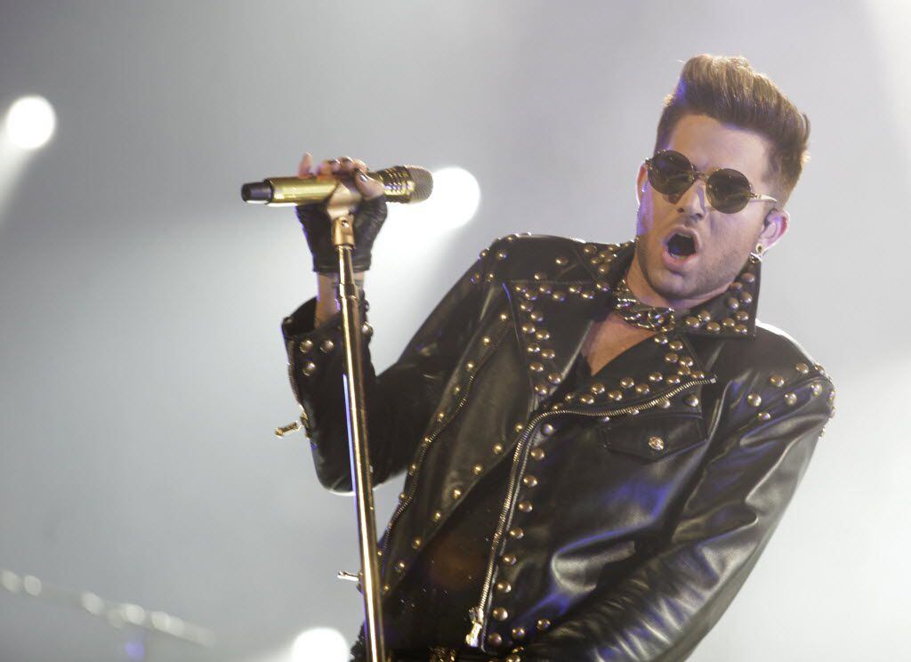 Queen and Adam Lambert perform at American Airlines Center Dallas, TX, on Jul. 10, 2014....