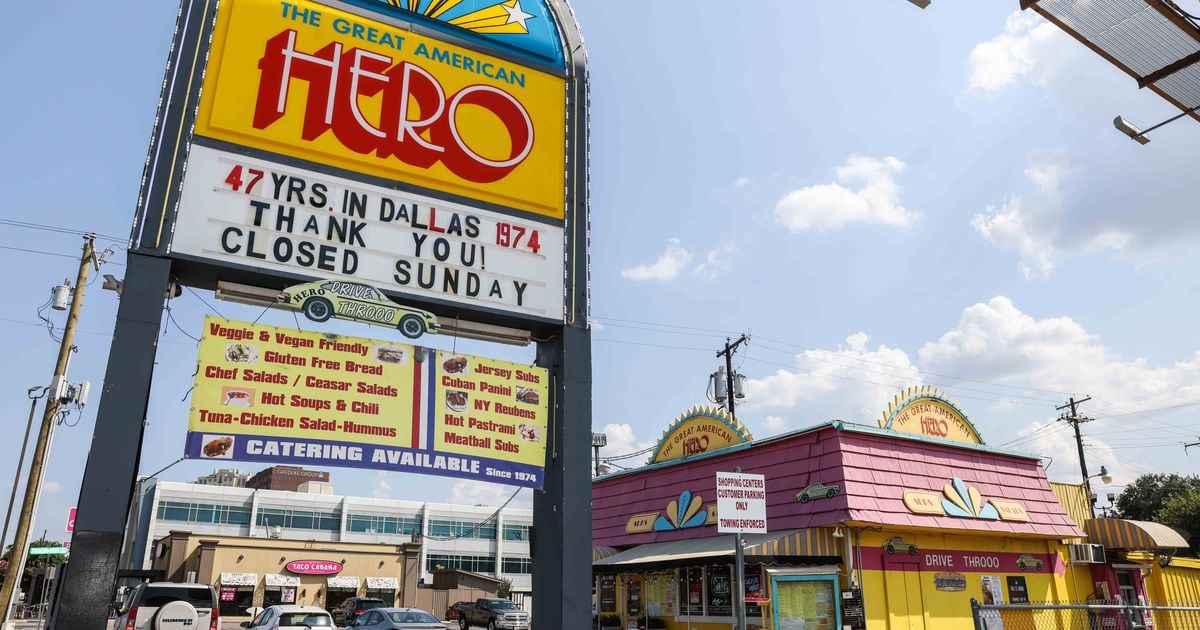 Great American Hero sandwich shop is closing after 47 years ...
