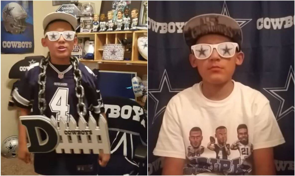 Screenshots from Isaiah Superfan DC4L's YouTube videos 