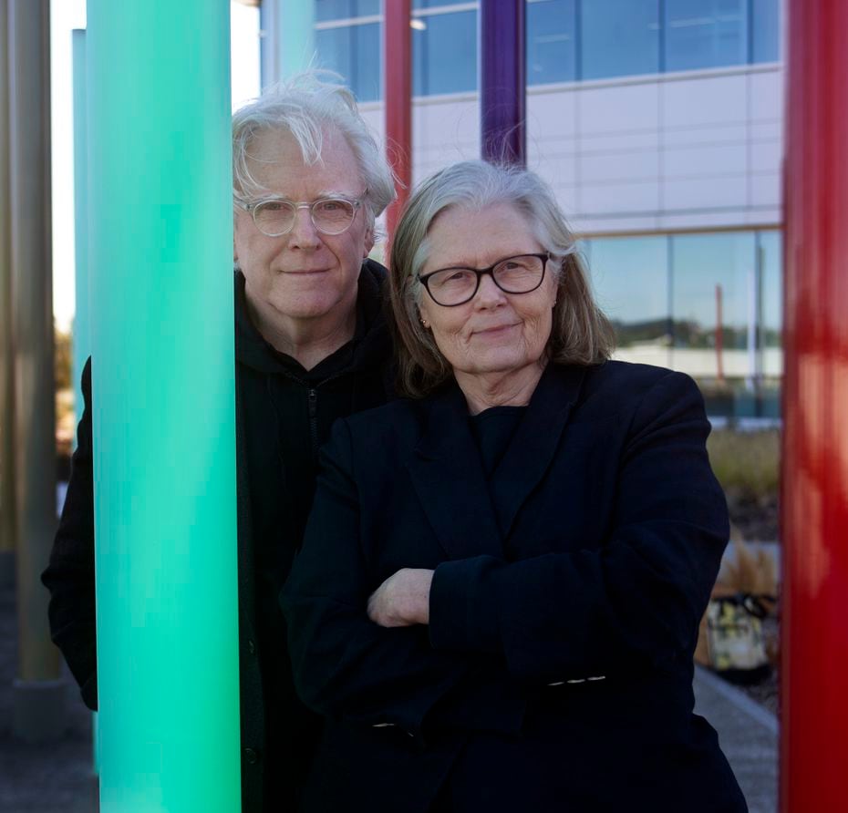 Artists Frances Bagley and Tom Orr, who have been married for more than three decades,...