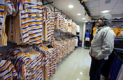 Tigres empezó a vender su tercera camiseta oficial. AGENCIA REFORMA.
