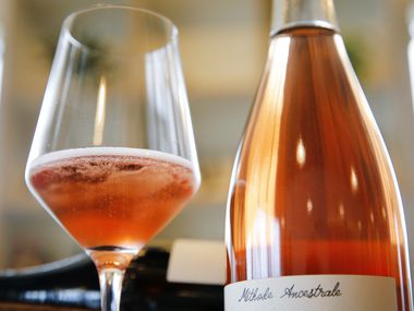 Bar & Garden is known for its 100% organic selection of wines, like this Les Capriades Piège à Filles Rosé, a natural wine.