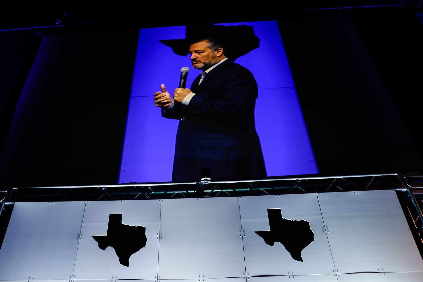 United States senator for Texas Ted Cruz during a general meeting as part of the 2022...
