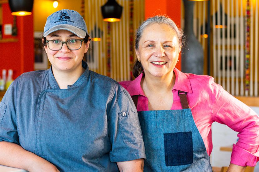 Chef Ana Torrealba (left), daughter of chef Iliana de la Vega (right) became the new chef de...