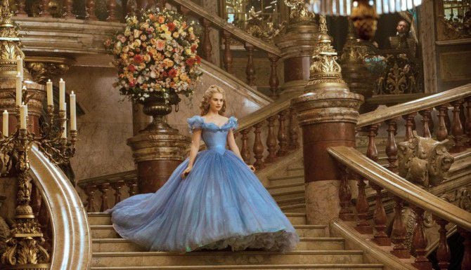 Lily James, protagonista de “Cinderella”, el éxito de taquilla de Disney (AP/JONATHAN OLLEY)
