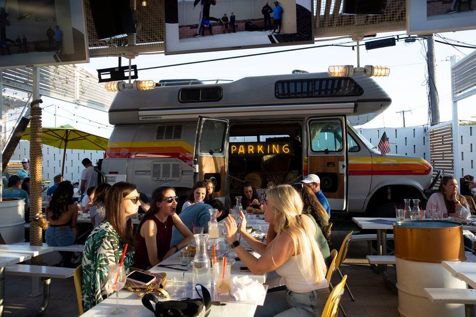 Desert Racer on Lower Greenville in Dallas has an 8,000 square foot patio.