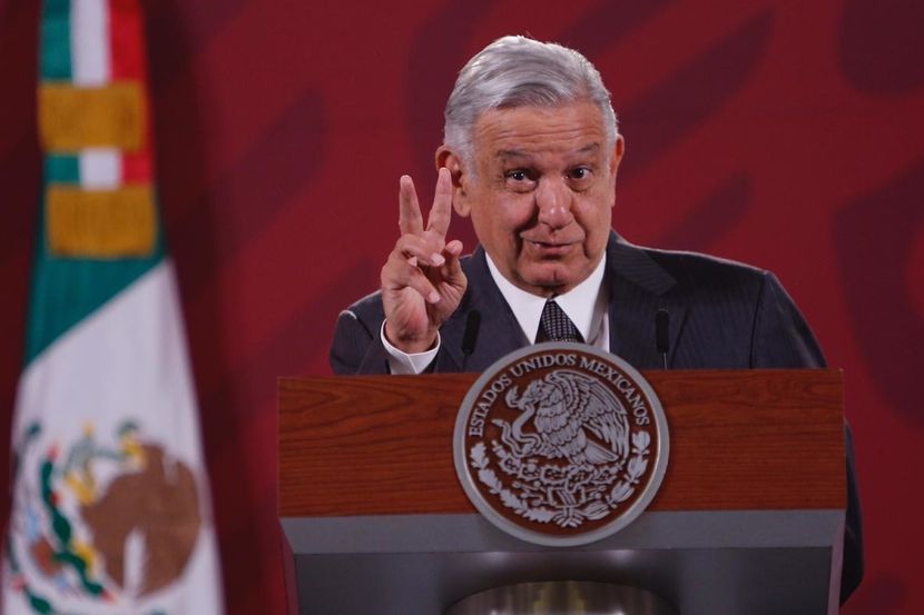 El presidente de México Andrés Manuel López Obrador.