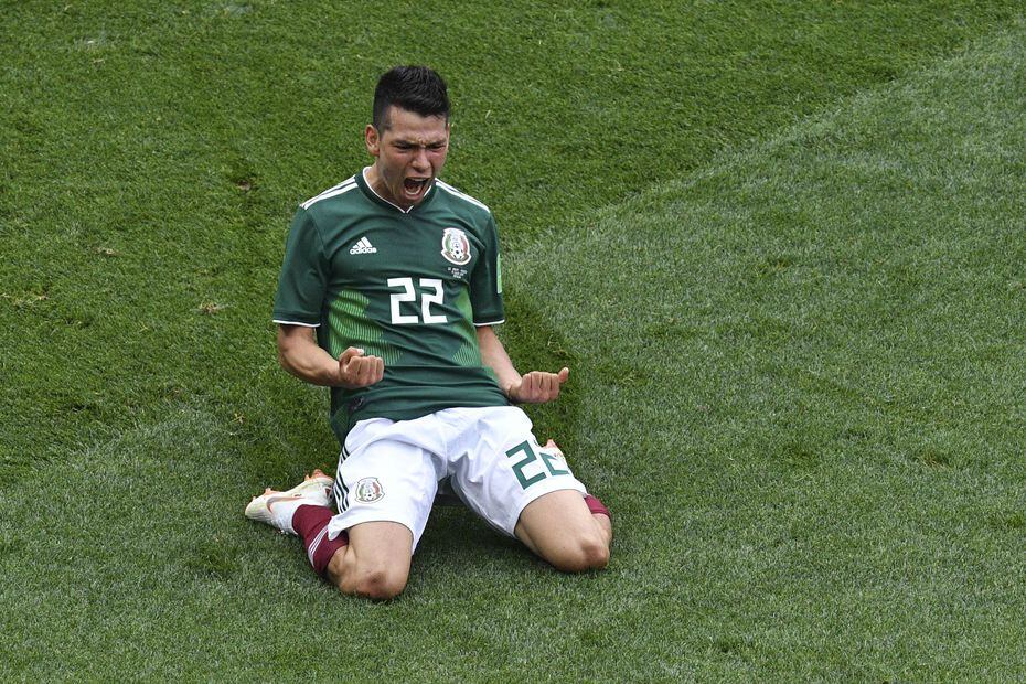 Hirving Lozano anotó el gol del triunfo de México sobre Alemania en Rusia 2018.