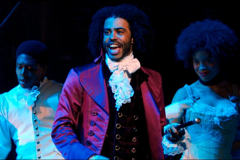 Daveed Diggs portrays Thomas Jefferson in "Hamilton."