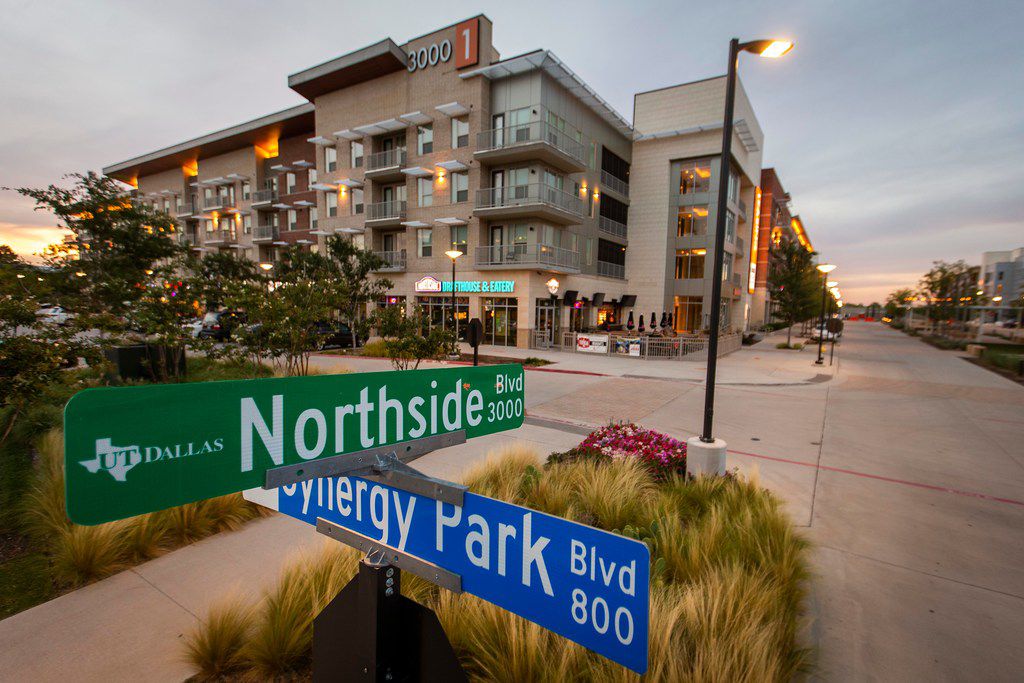 The Northside mixed use development on Synergy Park Boulevard in Richardson. DART has often...