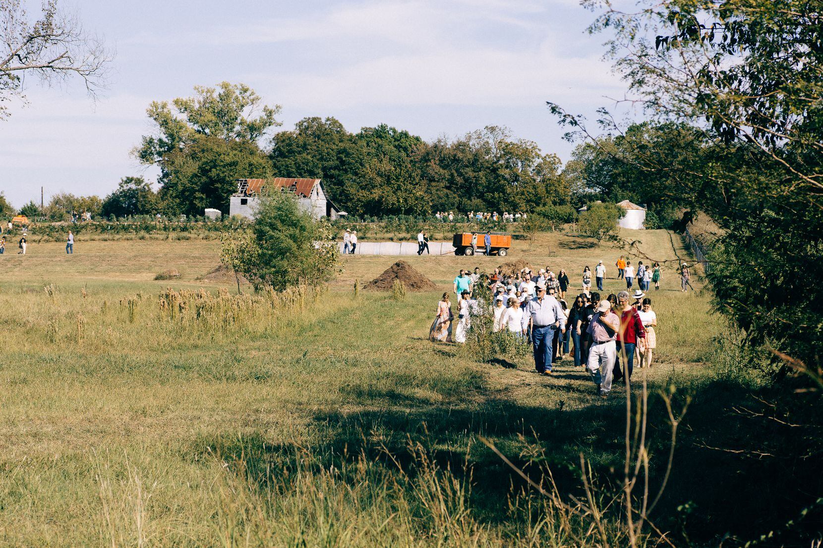 In 2017, Pure Land Farm in McKinney was the site of an Outstanding in the Field dining event celebrating local food producers. The farm, which belongs to Megan and father Jack Neubauer, hosted the event four times, along with several farm tours and dinners, for the close-knit, farm-to-table McKinney community. Restaurateur Rick Wells has been instrumental in bringing that community together.