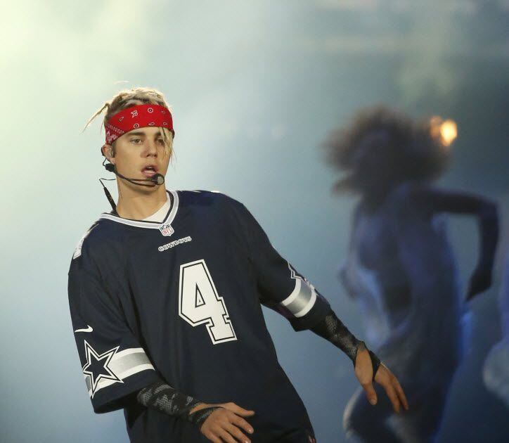Dallas didn't get the best possible Justin Bieber at his Sunday