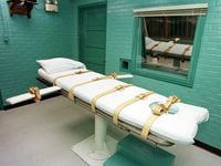 This February, 29, 2000, file photo shows the execution chamber at the Texas Department of...