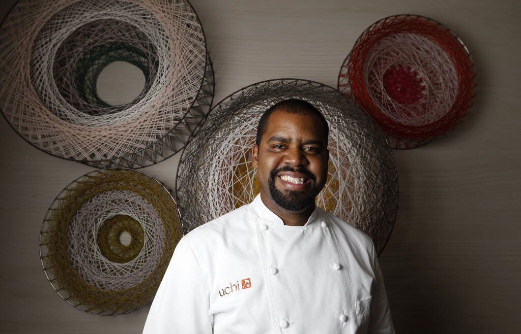 Nilton Borges, now former chef de cuisine, poses for a photograph at Uchi in Dallas on Aug....