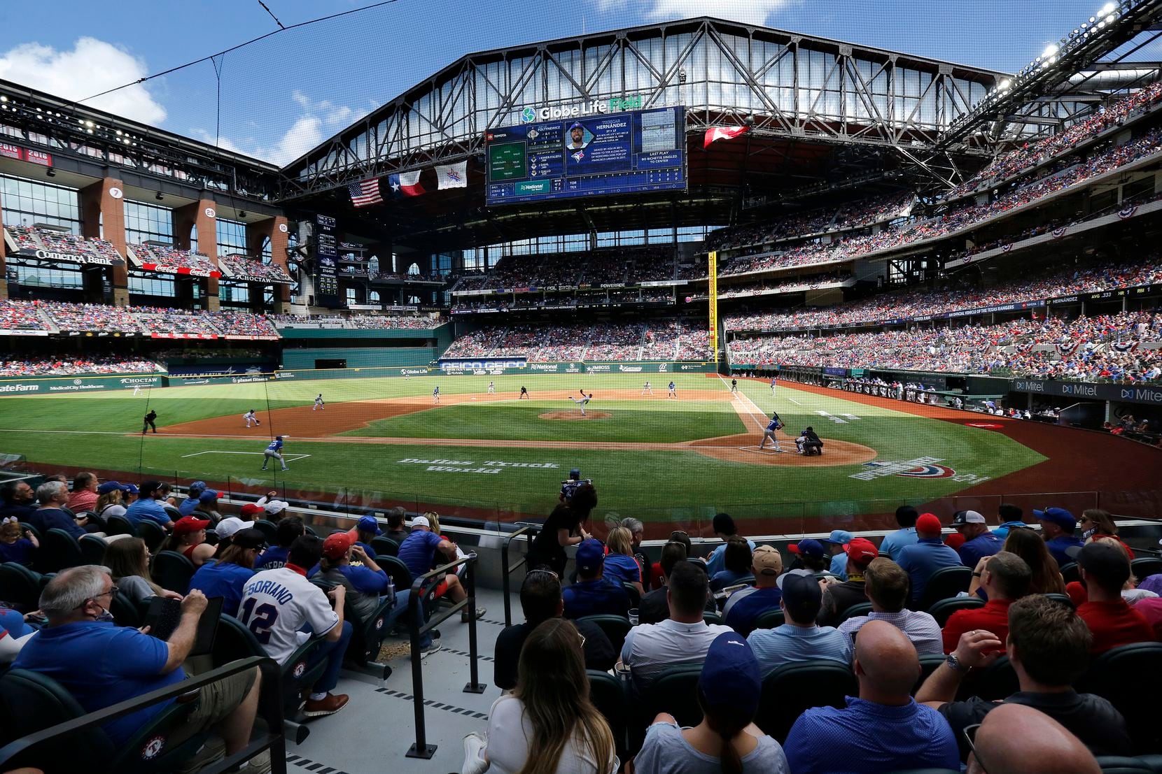 Texas Rangers will pack in the fans on Opening Day at Globe Life