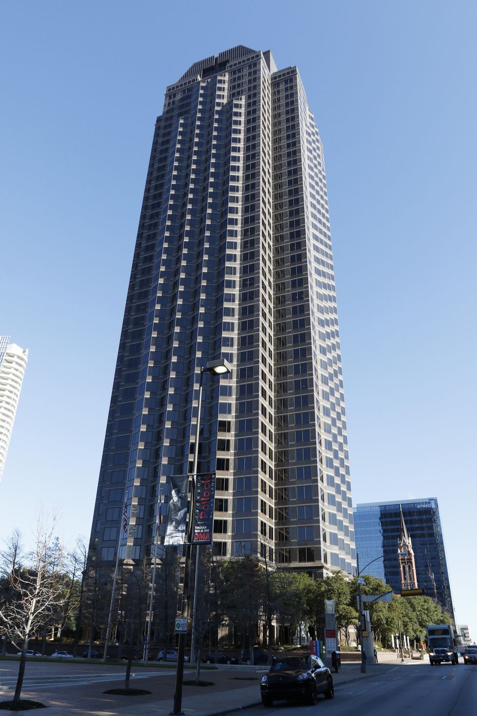 Trammell Crow Center is a 50-story postmodern skyscraper at 2001 Ross Avenue in the Arts...