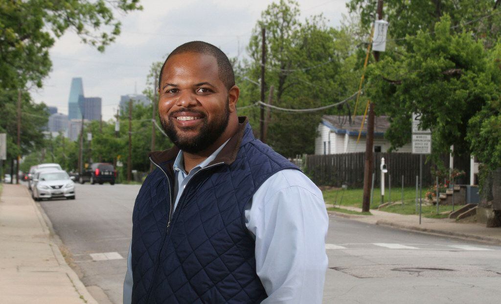 Texas State Representative Eric Johnson grew up in west Dallas and is now trying to have a...