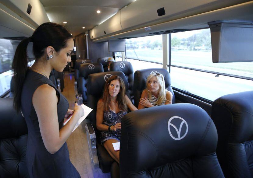 Vonlane buses provide free Wi-Fi and an onboard attendant serves complimentary snacks,...