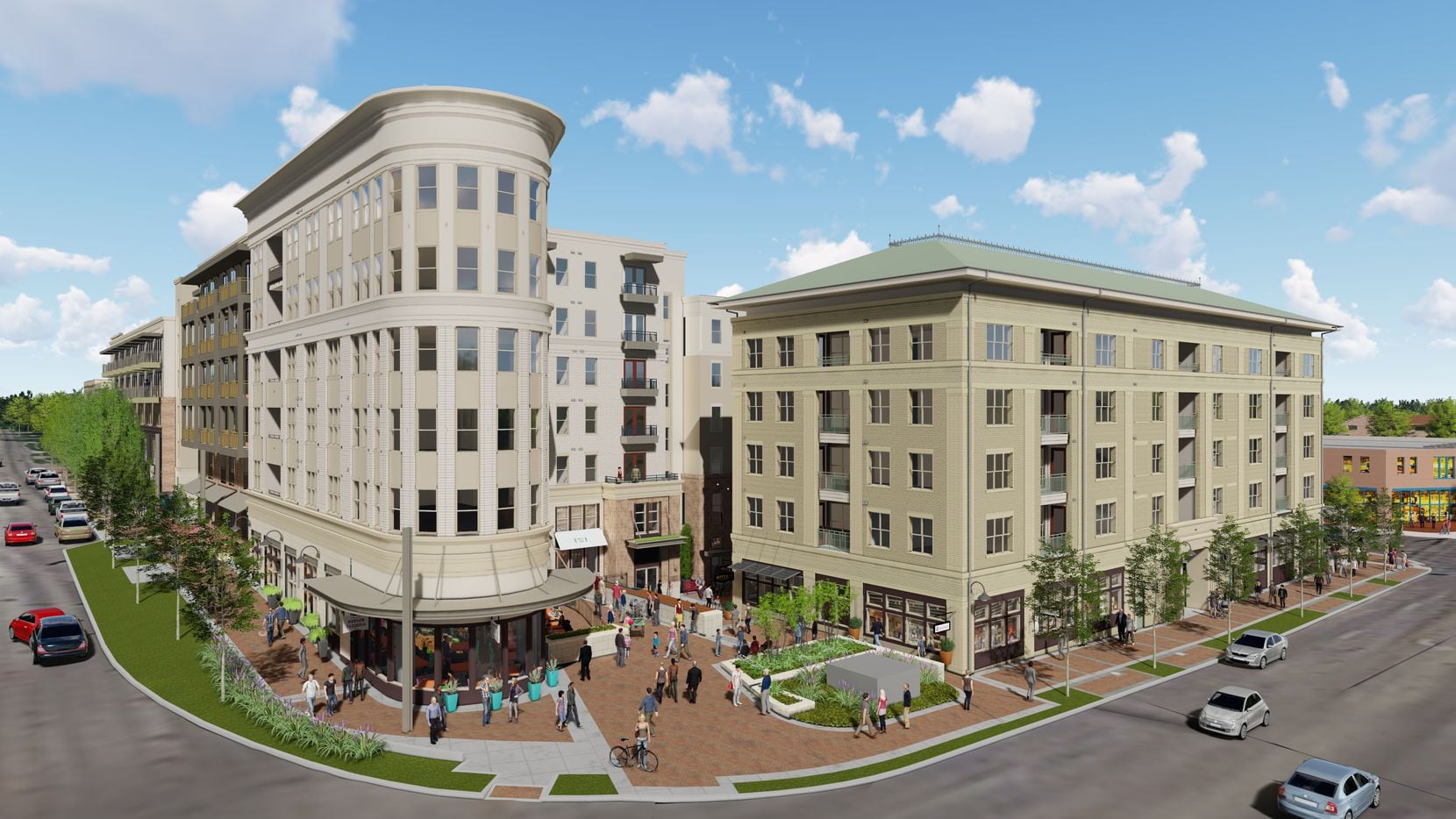 Crescent Communities' Novel Bishop Arts project will have more than 300 apartments and...
