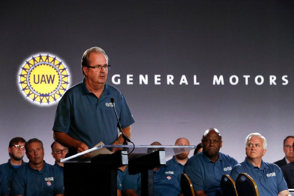 United Auto Workers President Gary Jones spoke in July at the opening of the union's contract talks with General Motors.