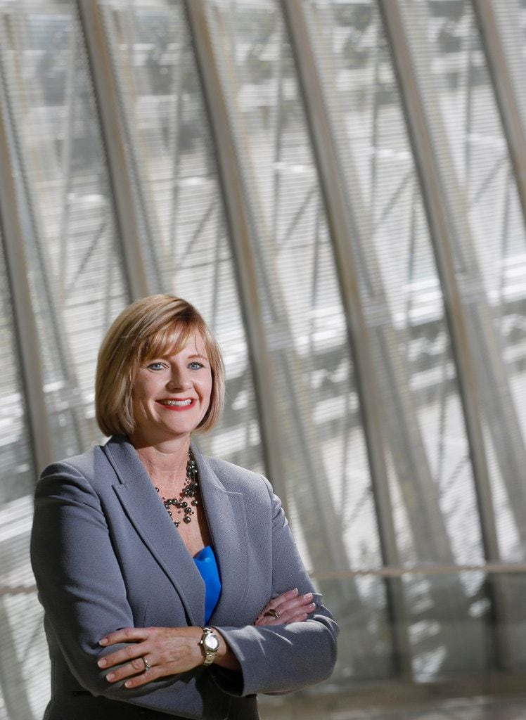 Dallas Symphony president and CEO Kim Noltemy is pictured at the Meyerson Symphony Center.