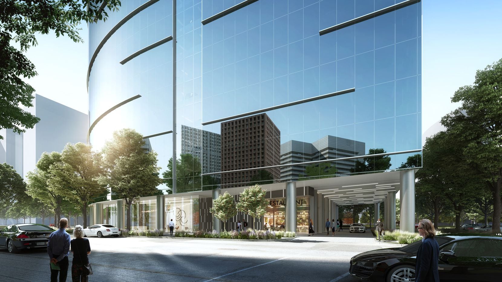 The Link at Uptown tower is planned just north of downtown and next to the new Union Dallas...